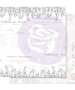 Lavender Frost Foiled Double-Sided Cardstock 12X12-  My Confession