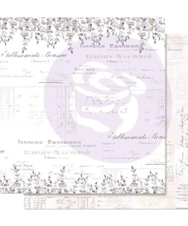 Lavender Frost Foiled Double-Sided Cardstock 12X12-  My Confession