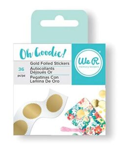 We R Oh Goodie! Foil Stickers 36/Roll_Gold Starburst