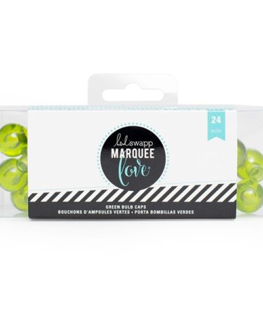 Heidi Swapp Marquee Love Bulb Caps .75 24/Pkg