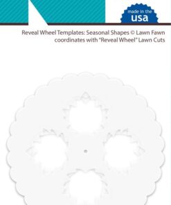 reveal wheel templates: seasonal shapes