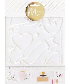 Minc Tracing Template 6.5X8.5-Love