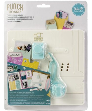 We R Memory Keepers Journal Pocket Punch Board