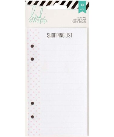 Heidi Swapp Memory Planner List Pad 24/Pkg-Shopping