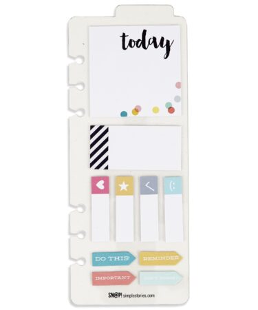 Carpe Diem Bookmark W/Sticky Notes