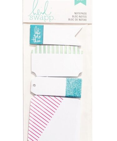 Heidi Swapp Notepads 1X2.5 To 2.5X2.5 4/Pkg