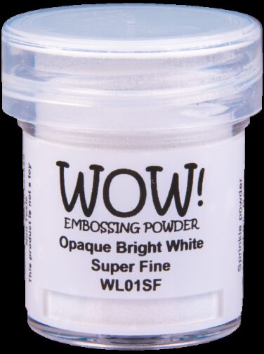 WOW embossing powder Bright White. Barattolo grande