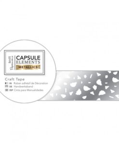 Craft Tape - Elements Metallics White & Silver