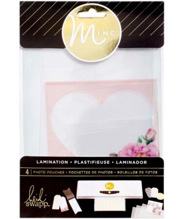 Minc Lamination Photo Pouches Assorted Sizes 4/Pkg-Printed