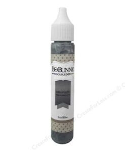 Bobunny Double Dot Pearlescents Acrylic Paint Tubes 1oz-Graphite