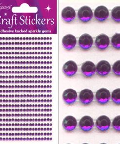 Eleganza Craft Stickers 3mm 418 gems Amethyst No.38