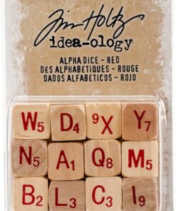 NATURL/RED-ALPHA DICE IDEA-OLOG