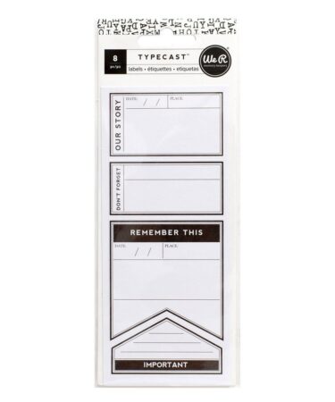 We R Memory Keepers Typecast Small Labels