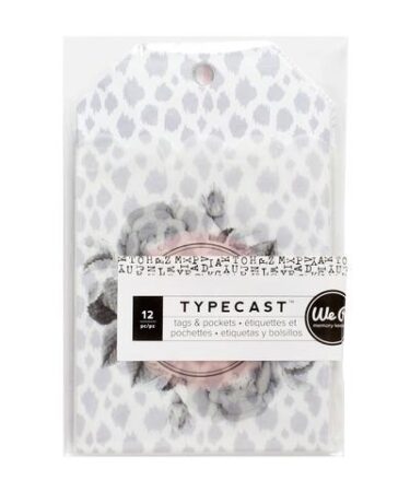 We R Memory Keepers Typecast Stitched Tags