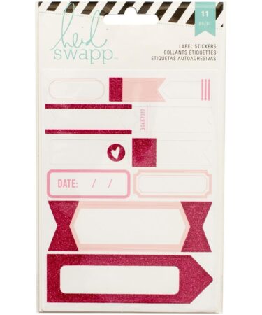 Heidi Swapp Stickers Labels/Pink