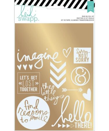 Wanderlust Rub-On Foil Kit 5.5X7.5