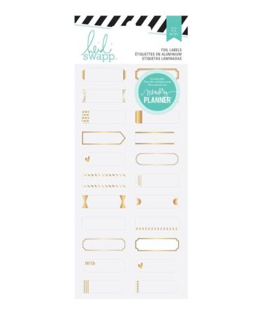 Heidi Swapp Hello Beautiful Foil Stickers Labels W/Gold