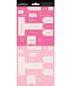 Basics Accent & Phrase Cardstock Stickers 5.5X12 Sheet