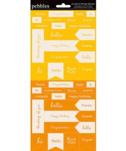Basics Accent & Phrase Cardstock Stickers 5.5X12