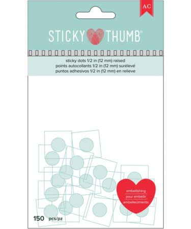 Sticky Thumb Sticky Raised Dots-.5 150/Pkg