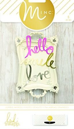 Minc Die-Cut Jumbo Words 6/Pkg