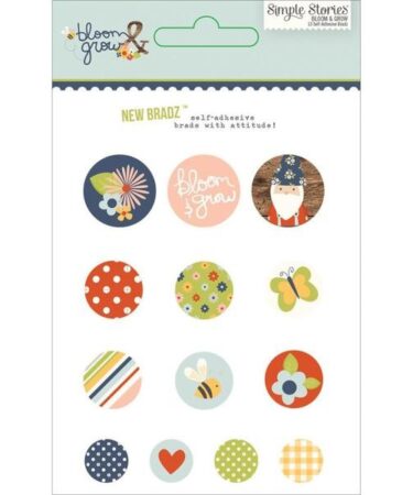 Bloom & Grow Self-Adhesive Bradz 13/Pkg