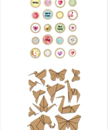 Reflection Collection Epoxy Buttons & Wood Veneer Bundle