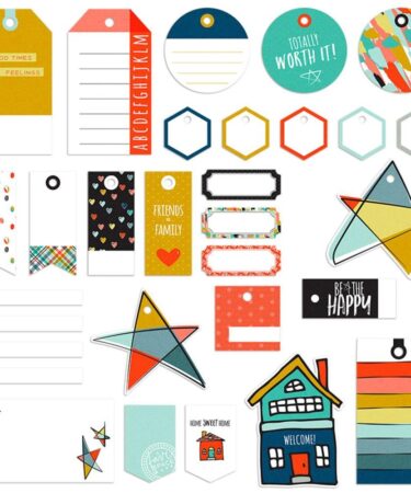 Family & Co. Decorative Tags Tags W/Strings & 10 Labels