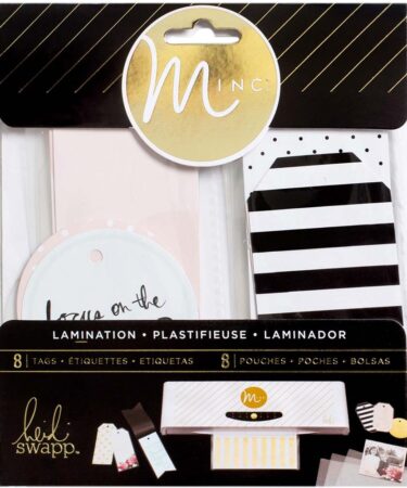Minc Lamination Tags Assorted Sizes 16/Pkg-Color 2X5, 2X3.5 & 2.5X2.5