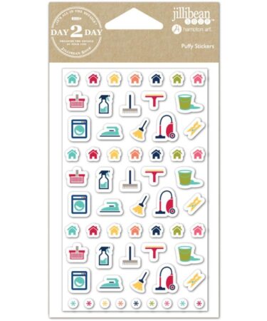 Day 2 Day Planner Puffy Stickers_x000D_
Household