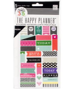 Happy Planner Stickers 5/Sheets_x000D_Bold - Washi
