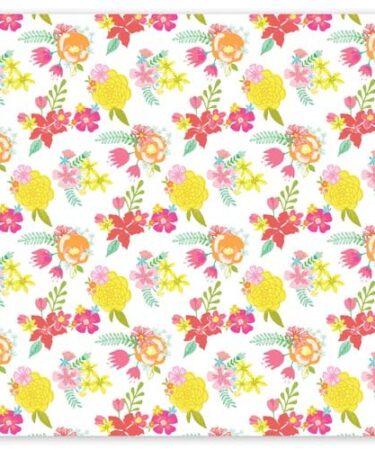 Clear Pretty Garden 12x12