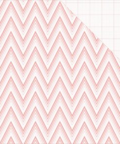 Project Pink Double-Sided Cardstock 12X12 Ombre Chevron