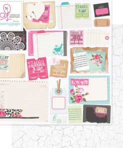 Beautiful Chic Double-Sided Cardstock 12X12-Clippings
