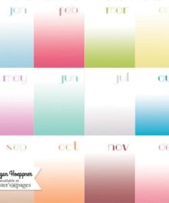 These Are The Days Vellum 12X12-Month View