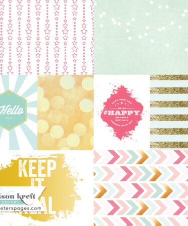 HAPPY Vellum Cards 12X12-Keep It Real