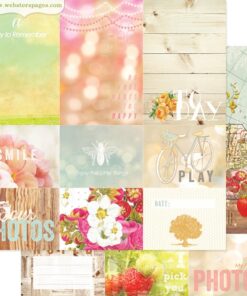 Strawberry Fields Double-Sided Cardstock 12X12-Storyteller