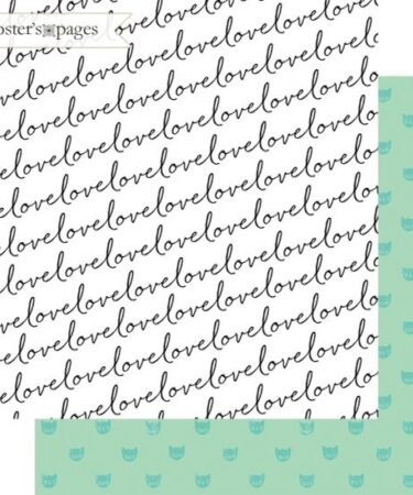 Papier double 30x30 Websters Pages - A New Day Sweet Love