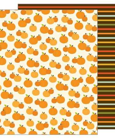Woodland Forest Double-Sided Cardstock 12X12-Pumpkin Patch