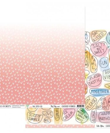 Studio Forty - Collezione  foglio best day ever Good Vibes 05