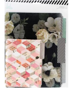 Heidi Swapp Memory File Folders 5/Pkg_x000D_Magnolia Jane (3) 9.5X11.6, (2) 7.5X6