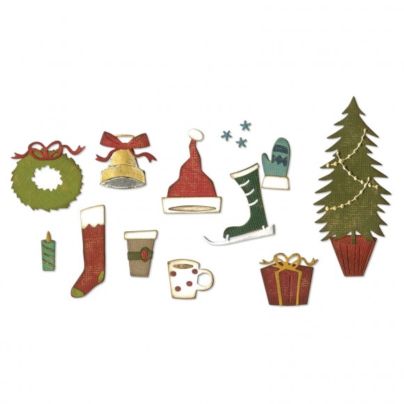 Sizzix • Thinlits die set 12pk festive things VAULT EDITION