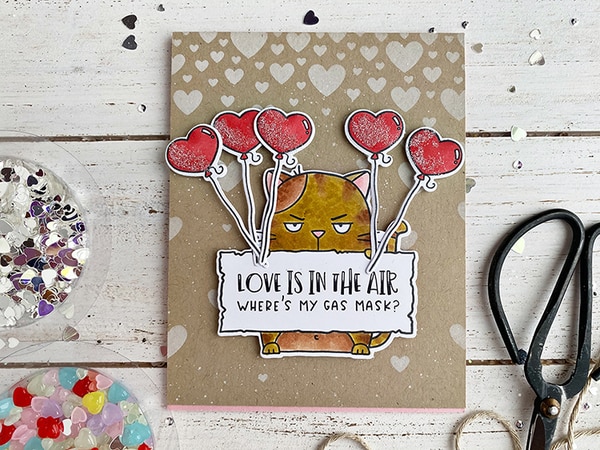 Alternative view of IL NEGOZIO DELLA MAMMA DI CLE – USATI DALLA CLE –TAYLORED EXPRESSIONS- Big Grumpy - Cat Stamp & Die Combo