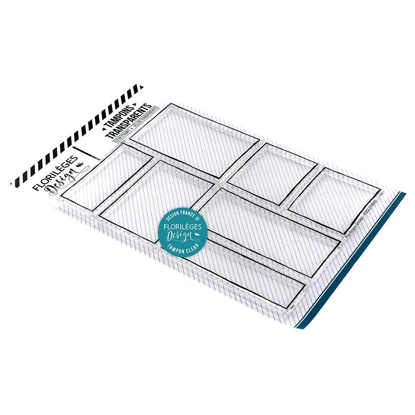 IL NEGOZIO DELLA MAMMA DI CLE – USATI DALLA CLE –Tampons clear CADRES GRUNGE - Florilèges Design