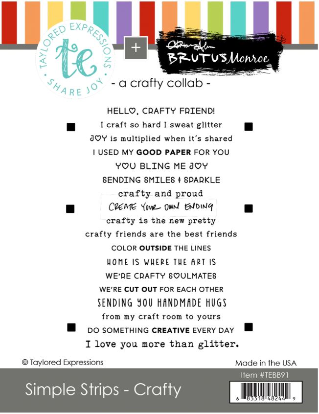 IL NEGOZIO DELLA MAMMA DI CLE – USATI DALLA CLE –Simple Strips - Crafty - TAYLORED EXPRESSIONS