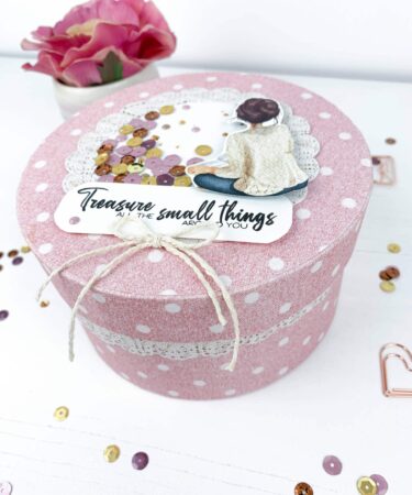 LE PICCOLE COSE, ALBUM ROTONDO CON MARIKA  PRODOTTO CONTENITORE