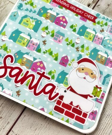 MINI ALBUM NON TANTO MINI CON DOODLEBUG A NIGHT BEFORE CHRISTMAS e tag veloci