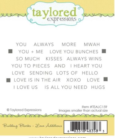 Building Blocks - Love Additions TAYLORED EXPRESSIONS