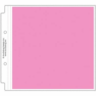 Doodlebug Page Protectors 8"X8" 12/Pkg - (1) 8"X8" Pocket