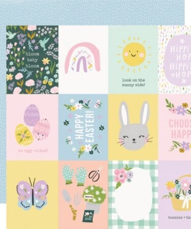 Simple Stories - COLLEZIONE BUNNIES + BLOOMS - 3X4 ELEMENTS